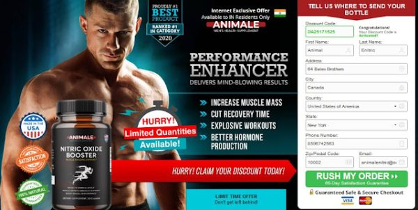 Animale Nitric Oxide Booster – Muscle Building Support Pills!
