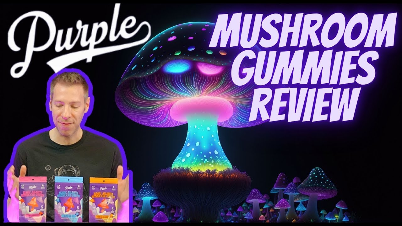 Purple Amanita Mushroom Gummies