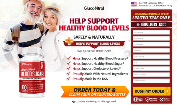 GlucoNtrol Blood Sugar Reviews – Support Healthy Blood Pressure!